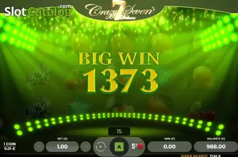 Скрин5. Crazy Seven 5 Deluxe слот