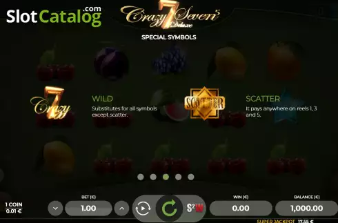Скрин9. Crazy Seven 5 Deluxe слот