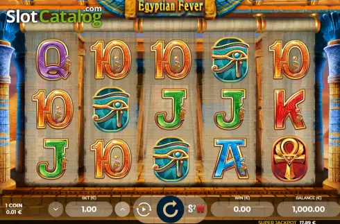Скрин2. Egyptian Fever слот