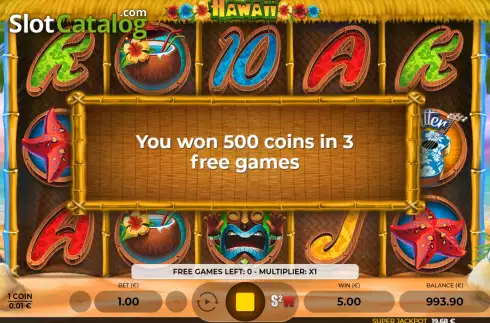 Скрин9. Hawaii (Spin2Win) слот