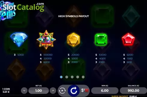 Скрин7. Crazy Gems (Spin2Win) слот