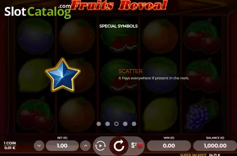 Скрин7. Fruits Reveal слот