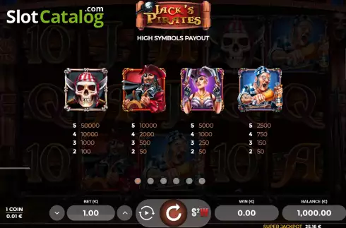 Скрин6. Jack's Pirates слот