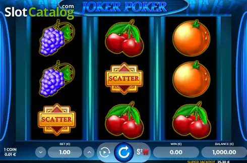 Скрин2. Joker Poker 3 слот