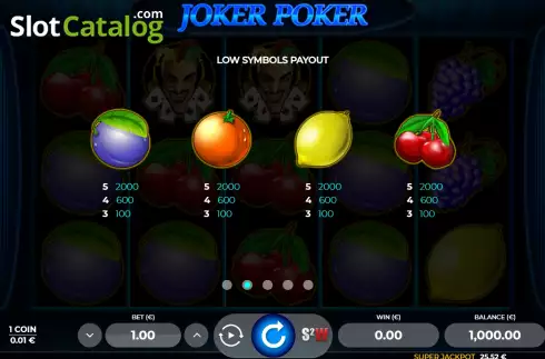 Скрин6. Joker Poker 5 слот