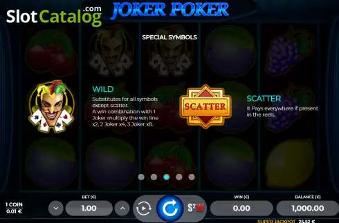 Скрин7. Joker Poker 5 слот