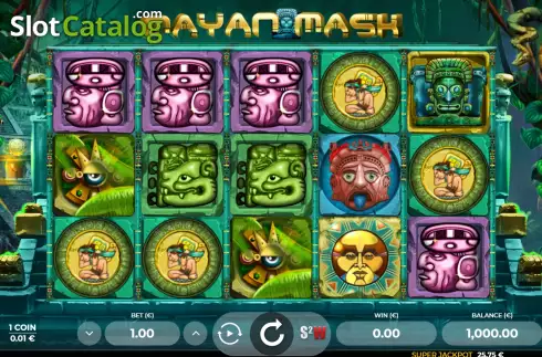 Скрин2. Mayan Mask слот