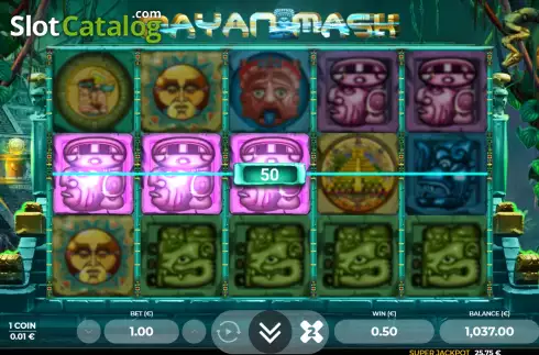 Скрин3. Mayan Mask слот