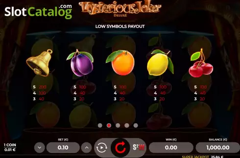 Скрин8. Mysterious Joker Deluxe слот