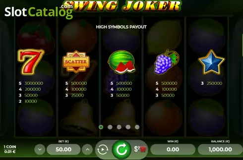 Скрин7. Swing Joker слот