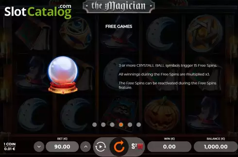 Скрин9. The Magician слот