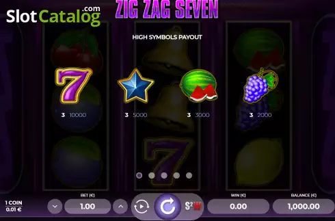 Скрин5. Zig Zag Seven слот