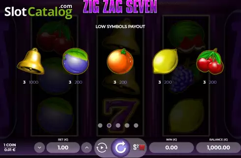 Скрин6. Zig Zag Seven слот