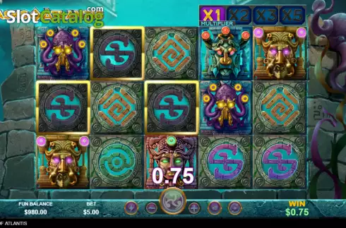 Скрин4. Masks of Atlantis слот