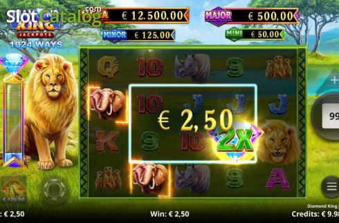 Скрин3. Diamond King Jackpots слот