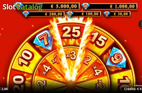 Скрин8. 9 Blazing Diamonds слот
