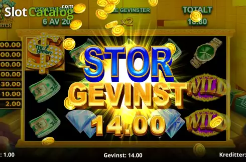 Скрин8. Mr Green's Bank Vault слот