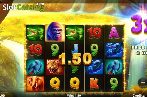 Скрин8. Action Boost Gorilla Gems слот