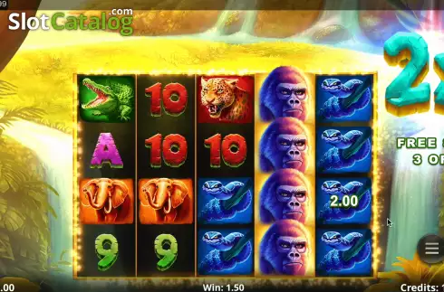 Скрин9. Action Boost Gorilla Gems слот