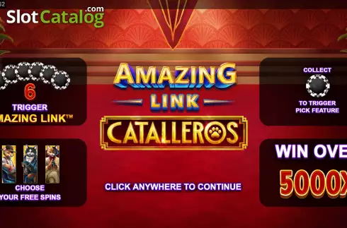 Скрин2. Amazing Link Catalleros слот