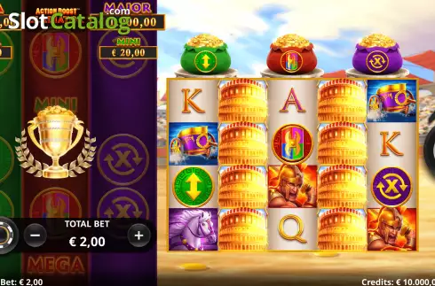 Скрин3. Action Boost Gladiator слот