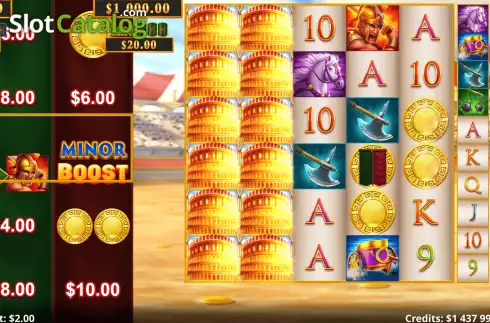 Скрин5. Action Boost Gladiator слот