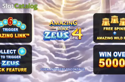 Скрин2. Amazing Link Zeus Epic 4 слот