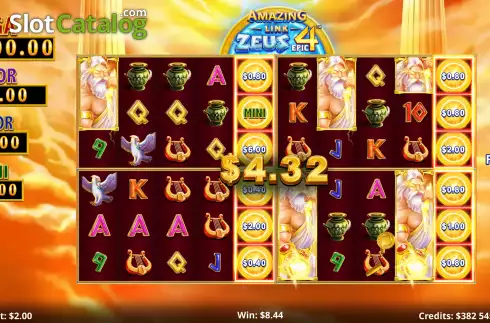 Скрин6. Amazing Link Zeus Epic 4 слот