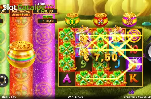 Скрин4. Action Boost 3 Lucky Rainbows слот