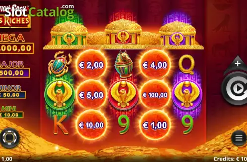 Скрин3. Action Cash Ra's Riches слот