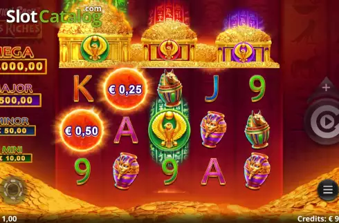 Скрин5. Action Cash Ra's Riches слот