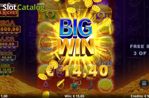 Скрин9. Action Cash Ra's Riches слот