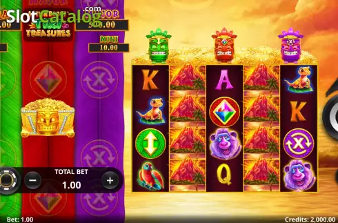 Скрин3. Action Boost Tiki Treasures слот