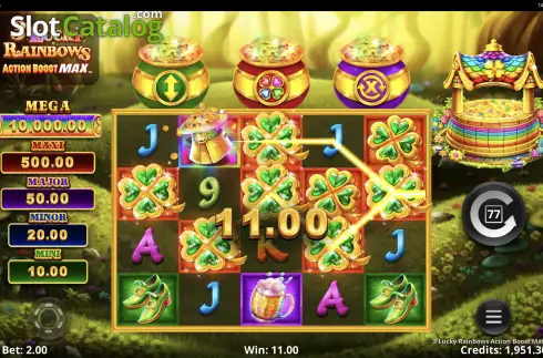 Скрин6. 3 Lucky Rainbows Action Boost Max слот