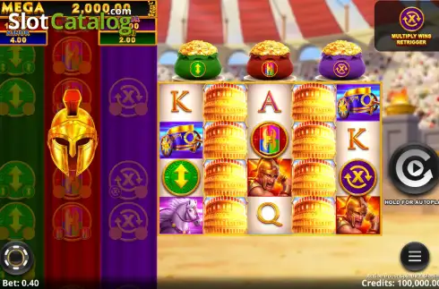 Скрин2. Action Boost SpinUP Gladiator слот