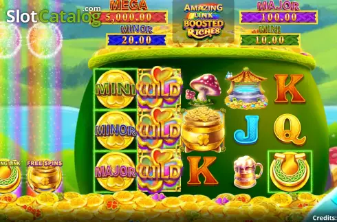 Скрин2. Amazing Link Boosted Riches слот