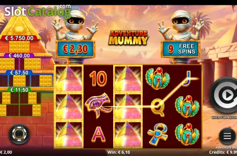 Скрин3. Adventure Mummy слот