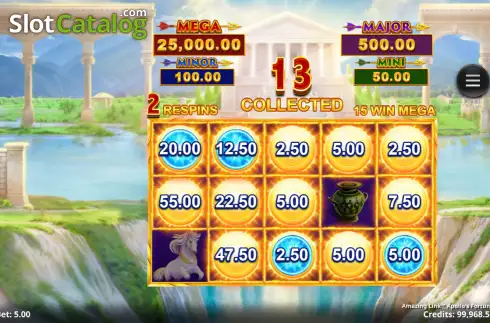 Скрин3. Amazing Link Apollo's Fortune слот