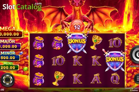Скрин2. Amazing Cash Dragonfire слот