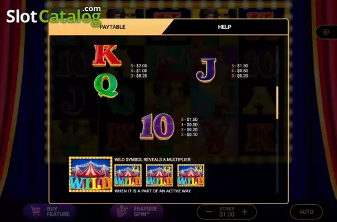 Скрин7. Circus Riches слот
