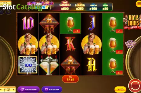 Скрин3. Bier Haus Frenzy слот