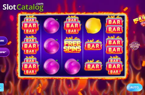 Скрин2. Flaming Bars (Spinberry) слот