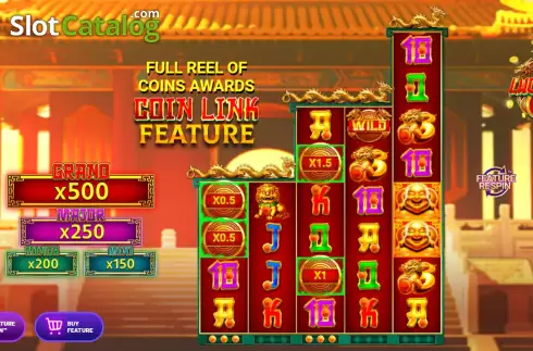 Скрин2. Lucky Golden Coins слот