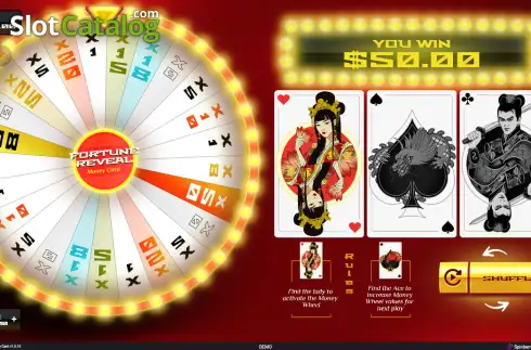 Скрин3. Fortune Reveal Money Card слот