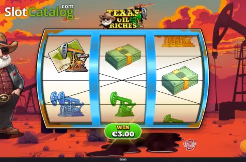 Скрин3. Texas Oil Riches слот