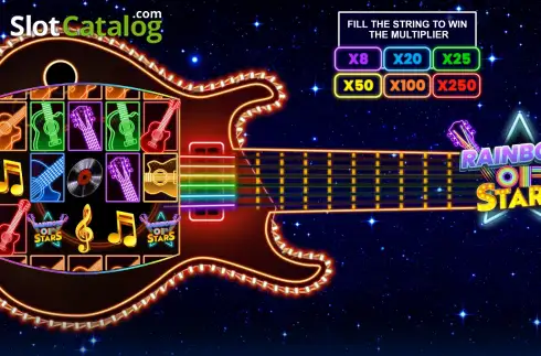 Скрин2. Rainbow of Stars слот