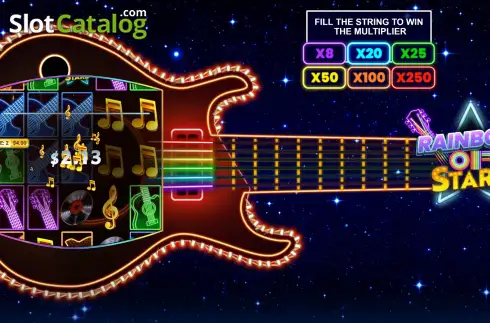 Скрин3. Rainbow of Stars слот