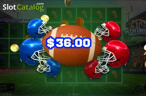 Скрин3. 10x Minimum Collection Gridiron слот