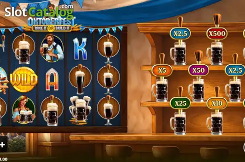 Скрин2. Oktoberfest Take It or Build It слот