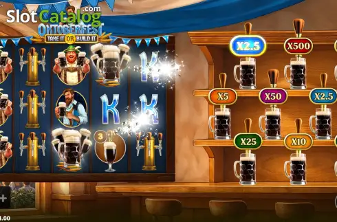 Скрин3. Oktoberfest Take It or Build It слот